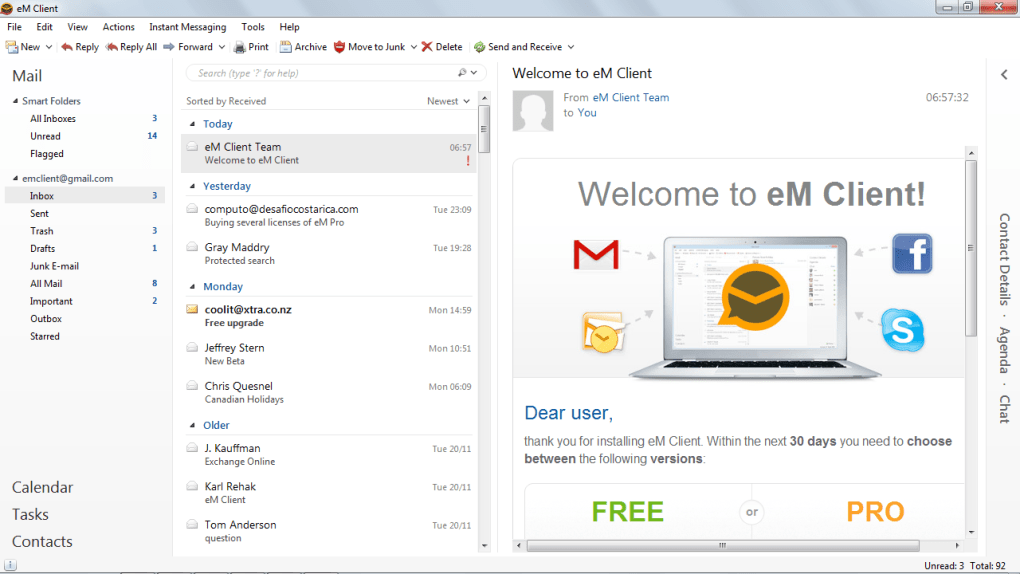 eM Client 8.1.852.0 With Crack Free Download [Latest]